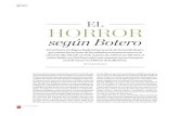 EL HO ORclasarchive.berkeley.edu/.../news/Botero-QuePasa-03-06-12.pdf · según Botero Por primera vez llega a Sudamérica la serie de Fernando Botero que retrata las torturas de