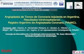 Presentación de PowerPoint · Hospital Español de Mendoza Sociedad Española de Socorros Mutuos MISIONES, ... ATC de TCI en Argentina. Resultados Intrahospitalarios. RAdAC Comparar