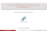 Clase 5: Expansión Multipolar II (Problema 17)materias.df.uba.ar/f3ba2020c1/files/2020/04/clase5.pdf · Clase 5: Expansi on Multipolar II (Problema 17) Susana Landau & Andr es Goya
