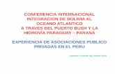 El Puerto en la Cadena Logística€¦ · modernización del SPN desarrollando puertos competitivos, con inversión y participación del sector privado, • Regula las actividades