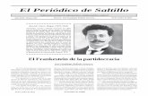 El Periódico de Saltilloelperiodicodesaltillo.com/2019/Octubre19/Ed367.pdf · El Frankestein de la partidocracia José Guadalupe Robledo Guerrero. El 13 de octubre Morena iniciará