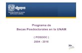 Programa de Becas Posdoctorales en la UNAM · 2019‐2 Beca Nueva 4 de octubre 2019 29 de noviembre2019 Coordinación de la ... Microsoft PowerPoint - POSDOC-Taller 2019 - Ver 2 Author: