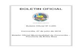 BOLETIN OFICIAL€¦ · BOLETIN OFICIAL DEPARTAMENTO EJECUTIVO Boletín Oficial Nº 2.840 Concordia, 27 de julio de 2018 Boletín Oficial Municipalidad de Concordia