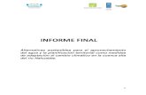 INFORME FINALAsunto: Informe Final PCL 17: “Alternativas Sostenibles para el aprovechamiento del Agua y Planificación territorial como medidas de adaptación al Cambio Climático
