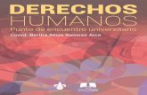 DERECHOS HUMANOS - Universidad Veracruzana...Derechos humanos. Punto de encuentro universitario Coordinadora: Bertha Alicia Ramírez Arce ISBN: 978-607-502-671-8 Primera edición,