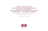 12a edició del Cercle de comparació intermunicipal de ...xarxaenxarxa.diba.cat/sites/xarxaenxarxa.diba.cat/... · rar 46 indicadors de gestió de residus –alguns de desglossats