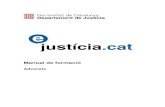 Manual de l'extranet del professional (e-justícia.cat ...administraciojusticia.gencat.cat/web/.content/home/... · Manual de formació d’e-justícia.cat Advocats v02 pàgina de5