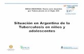 Situación en Argentina de la Tuberculosis en niños y ... 28... · • 10,312 casos totales de tuberculosis notificados en 2016. • 1.807 casos de tuberculosis menores de 20 años