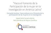 Presentación de PowerPointmujeres colombianas mayores de 18 años interesadas en fortalecer sus habilidades para desarrollar efectivamente la carrera científica Plan de trabajo de