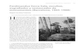 Ferdinandus Serra Sala, escultor, esgrafiador y ...academiadelpartal.org/files/n8_127_144.pdf · Ferdinandus Serra Sala, s/f (Foto: autor desconocido). 126 Dibujos y proyectos de