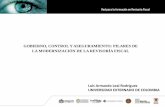 Presentación de PowerPoint - Javeriana · • Trasparencia Internacional, 2009, Informe sobre corrupción en el sector privado • Transparency International, (2009). Informe Global