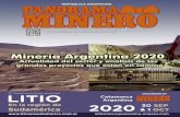 panorama-minero.com...EDICIÓN 486 / MAYO 2020 La industria minera 2020 y el rol significativo de Argentina De la mano de la sanción de la Ley 24196 de Inversiones Mineras y complementarias,