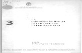La correspondencia interescolar internacional · :3 . 19. 3 . 1~ rfpubllca . argentina ministerio de edultacion y justicia " la . corrÉsptÚ~dencia . interescolar . internacional