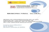 MEMORIA FINAL GLOBAL Final Coordinador 2009-2011... · 2011-10-26 · c/ los madrazo 15, 17, 2º 28014 madrid tel: 91 7018298 fax: 91 7918647 memoria final global modelos organizativos