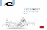 BVCM016459 Programas Educativos Europeos 2019 · rydice, Servicios de Apoyo a eTwinning, la plataforma School Education Gateway [SEG], EPALE, Intercambio Virtual Erasmus+, Oficinas