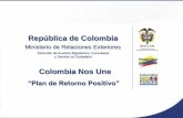 República de Colombia±a.pdf · Incentivos Tributarios Artículo 5o. Comunidad Andina. Convenio de Complementación en el Sector Automotor. Artículo 6to. “Con el propósito de