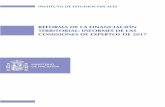 (Reforma de la financiación territorial Libro …...Reforma de la financiación territorial: Informes de las Comisiones de Expertos de 2017 1995 y en 2001). La publicación pretende