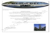 MESON DEL MAR - Castell...MESON DEL Menú castellers 2014 Port Esportiu de Tarragona 977 24 71 96 Micuit d’ànec amb tres confitures i bolets saltejats Crepe d’escalivada amb seitons