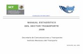 Certificación ISO 9001:2000 - gob.mx · Certificación ISO 9001:2000 ‡ MANUAL ESTADÍSTICO DEL SECTOR TRANSPORTE 2009 Secretaría de Comunicaciones y Transportes Instituto Mexicano