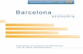 economia - Barcelona · Indicadors econòmics de Barcelona i de la regió metropolitana. Ajuntament de Barcelona Alcalde Joan Clos President de la Comissió de Presidència, Hisenda
