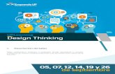 UPLearning Design Thinking - Emprende UPDiseñador de Productos. Asistió a la charla magistral de Design Thinking y Modelos de Gestión de la Innovación. Participó en programas