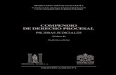 COMPENDIO DE DERECHO PROCESAL - Editorial Temis · 2020-05-19 · COMPENDIO DE DERECHO PROCESAL PRUEBAS JUDICIALES TOMO II Undécima edición HERNANDO DEVIS ECHANDÍA Ex profesor