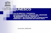 UNESCO · y con riesgo de SQT representan el 83% del total de los participantes (un 59% en categoría de riesgo y un 24% en categoría de quemado). Estos niveles del SQT ameritan
