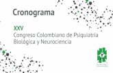 XXV Congreso Colombiano de Psiquiatría Biológica y ...psiquiatriabiologica.org.co/wp-content/uploads/2018/05/cronograma... · XXV Congreso Colombiano de Psiquiatría Biológica