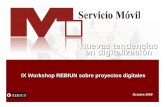 Nuevas tendencias en digitalizaciónsabus.usal.es/workshop/pdfs/Com/servicion_movil.pdf · 1. presentaciÓn servicio mÓvil 2. gestiÓn documental 3. anÁlisis del entorno 4. por