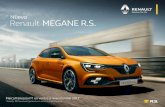 Nuevo MEGANE R.S. - Renault...ruedas directrices mejora al máximo la agilidad y maniobralidad del vehículo. A poca velocidad, el sistema actúa sobre las ruedas traseras en el sentido