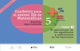 Cuaderno para el asesor Eje Matemáticas - IZEA Zacatecasizea.inea.gob.mx/images/Pec/Guias/cuaderno_matematicas_3.pdf · 2017-09-04 · ar Asesoría especializada Curso 3 El aprendizaje