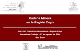 Cadena Minera en Cuyo - Funcexfuncex.org.br/material/redemercosul_bibliografia/biblioteca/ESTUDO… · Cadena Minera en la Región Cuyo 4to Foro Federal de la Industria - Región