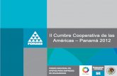 II Cumbre Cooperativa de las Américas – Panamá …de remesas y desarrollar esquemas innovadores, para que los recursos sean utilizados para la inversión productiva en las regiones