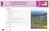 El reglamento de los caminos forestaleseforown.ctfc.cat/pdf/67_Le statut_des_chemins_forestiers ESP.pdf · Tipos de caminos forestales En un bosque, podemos distinguir 3 tipos principales