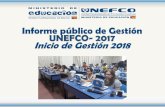 Informe público de Gestión UNEFCO- 2017 Inicio de Gestión 2018unefco.edu.bo/static/documentos/transparencia/rendicion_2017.pdf · 10 aplicaciones interactivas con jclic 11 presentaciones
