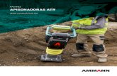 MACHINES APISONADORAS ATR - Ammann€¦ · ATR ofrece la posibilidad de elegir entre 2 anchos de trabajo. El estándar de 130 mm, y una alternativa más pequeña de 80 mm. La ACR