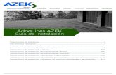 Adoquines AZEK Guía de Instalación · Calcule la cantidad de productos de adoquines AZEK que requerirá: Una rejilla completa de adoquines AZEK incluye una rejilla de 16 x 16 pulgadas