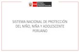 SISTEMA NACIONAL DE PROTECCIÓN DEL NIÑO, NIÑA Y ...iin.oea.org/pdf-iin/reunion/93/documentos/PERU_SISTEMAS.pdf · SISTEMA NACIONAL DE PROTECCIÓN DEL NIÑO, NIÑA Y ADOLESCENTE