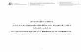 Manual de usuario de presentación de solicitudes de ...€¦ · Instrucciones para la presentación de solicitudes relativas a procedimientos de Radioaficionados Versión: 09 (06/03/2020)