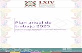 Plan anual de trabajo 20203 Acuerdo No. 7. Agenda Legislativa del H. Congreso del Estado Libre y Soberano de Oaxaca 2018-2021. ^Misión 11. Igualdad, derechos humanos, justicia y pacificación.