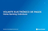 VOLANTE ELECTRÓNICO DE PAGOS - BancoCiudad€¦ · Para comenzar, ingresá a Home Banking con tu usuario y clave. 2. Desde el menú de Pagos seleccioná la opción Dar de baja VEPs.