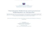 “Estrategias Didácticas para promover Habilidades en Geografía”repobib.ubiobio.cl/jspui/bitstream/123456789/2097/1/... · 2018-06-01 · estrategias didácticas adecuadas para