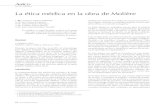 La ética médica en la obra de Molière€¦ · la ética médica incluida en diversos pasajes de sus obras. Material y métodos Nuestro cuerpo de estudio son las obras de Molière