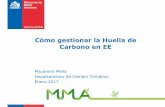 Cómo gestionar la Huella de Carbono en EE - CDA UC › wp-content › uploads › 2017 › 01 › Huella-de-carbono_… · ¿Por qué medir la huella de carbono? • “Nose puede