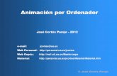 Animación por Ordenador - Universidad de Sevillapersonales.us.es › jcortes › Material › Material... · Principios físicos de la animación. Historia de la animación por ordenador.