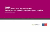 Estudio de Mercado Servicios Animación en Italia · 2016-01-06 · Nombre y descripción del servicio. La animación digital a nivel internacional está en constante crecimiento
