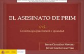 Deontología profesional e igualdad Irene González Moreno ... · Reinado de Isabel II (1833-1868), el cual se divide en 2 etapas: La minoría de edad (1833-1843) con las regencias