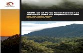 REDD en el Perú: Consideraciones Jurídicas › download › pdf › 48021359.pdf · Durante sus más de veinte años de existencia, la Sociedad Peruana de Derecho Ambiental - SPDA