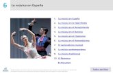 6 La música en Españaº ESO A... · 2020-06-14 · La música en España 6 6. La música en el Romanticismo La música en el Romanticismo (s. XIX) La música vocal e instrumental