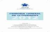 Memoria Actividades 2012 · 2019-01-07 · MEMoRIA gENERAl DE ACtIvIDADES 2012 Asociación Española para el Síndrome de Prader Willi 8 AESPW se mueve: se hace un recorrido por toda